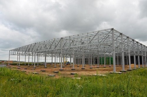 Самое крупное овощехранилище в Европе строится из российских металлоконструкций