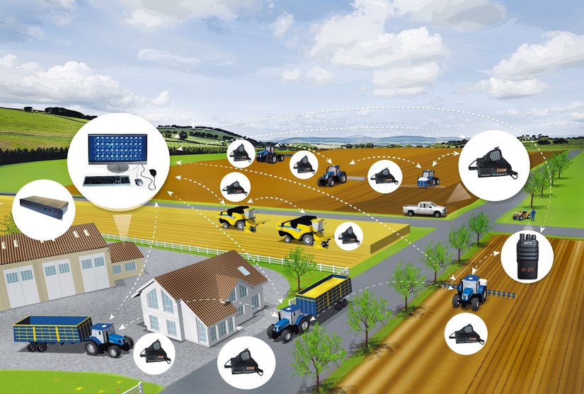 Система радиосвязи в агропромышленных комплексах