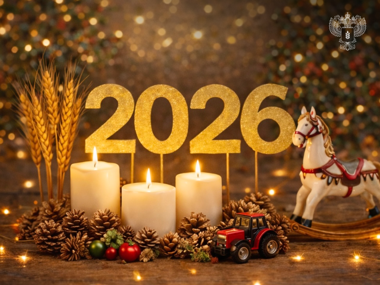 Поздравление Министра сельского хозяйства Оксаны Лут с Новым годом