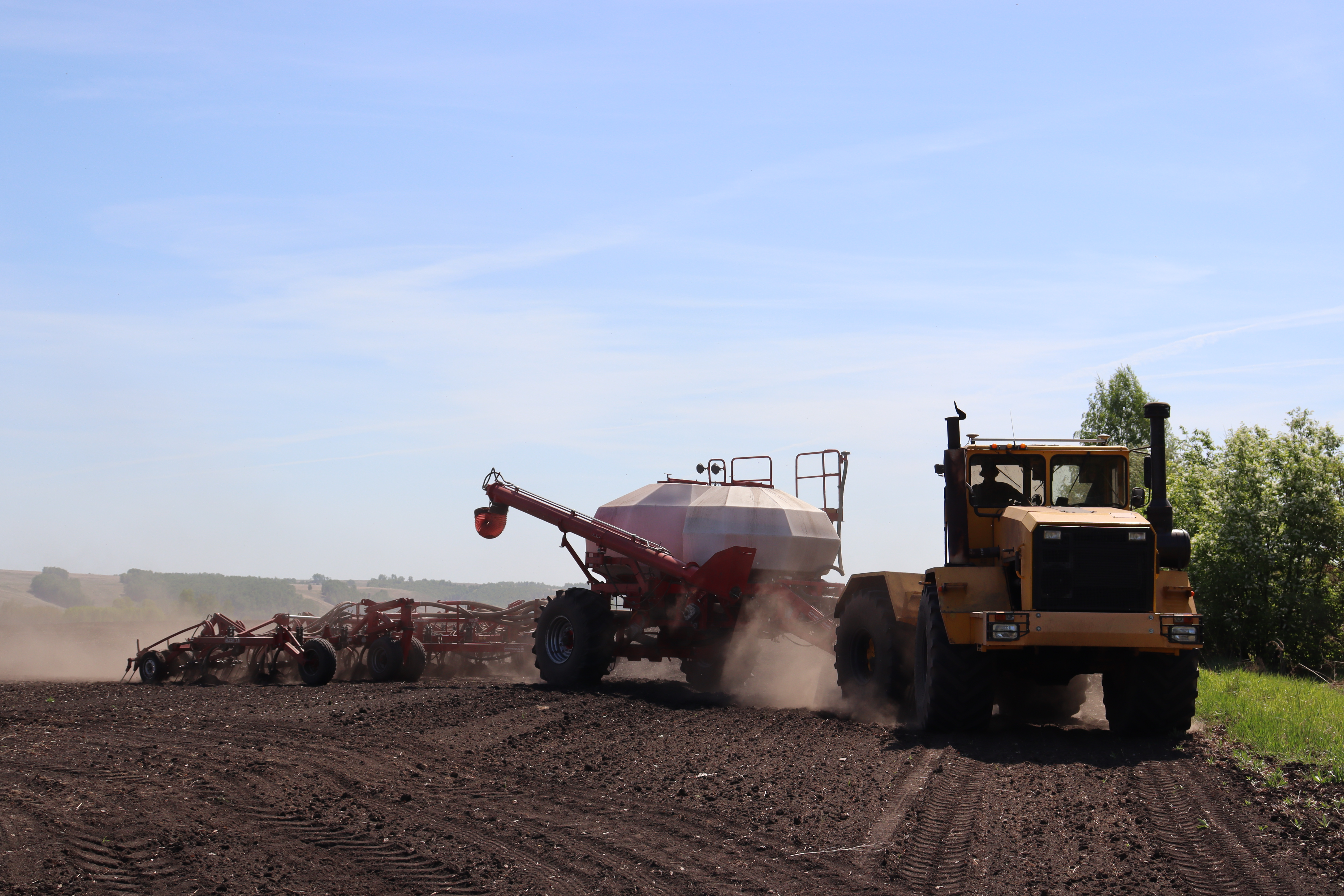 Посевная в Красноярском крае идет хорошими темпами