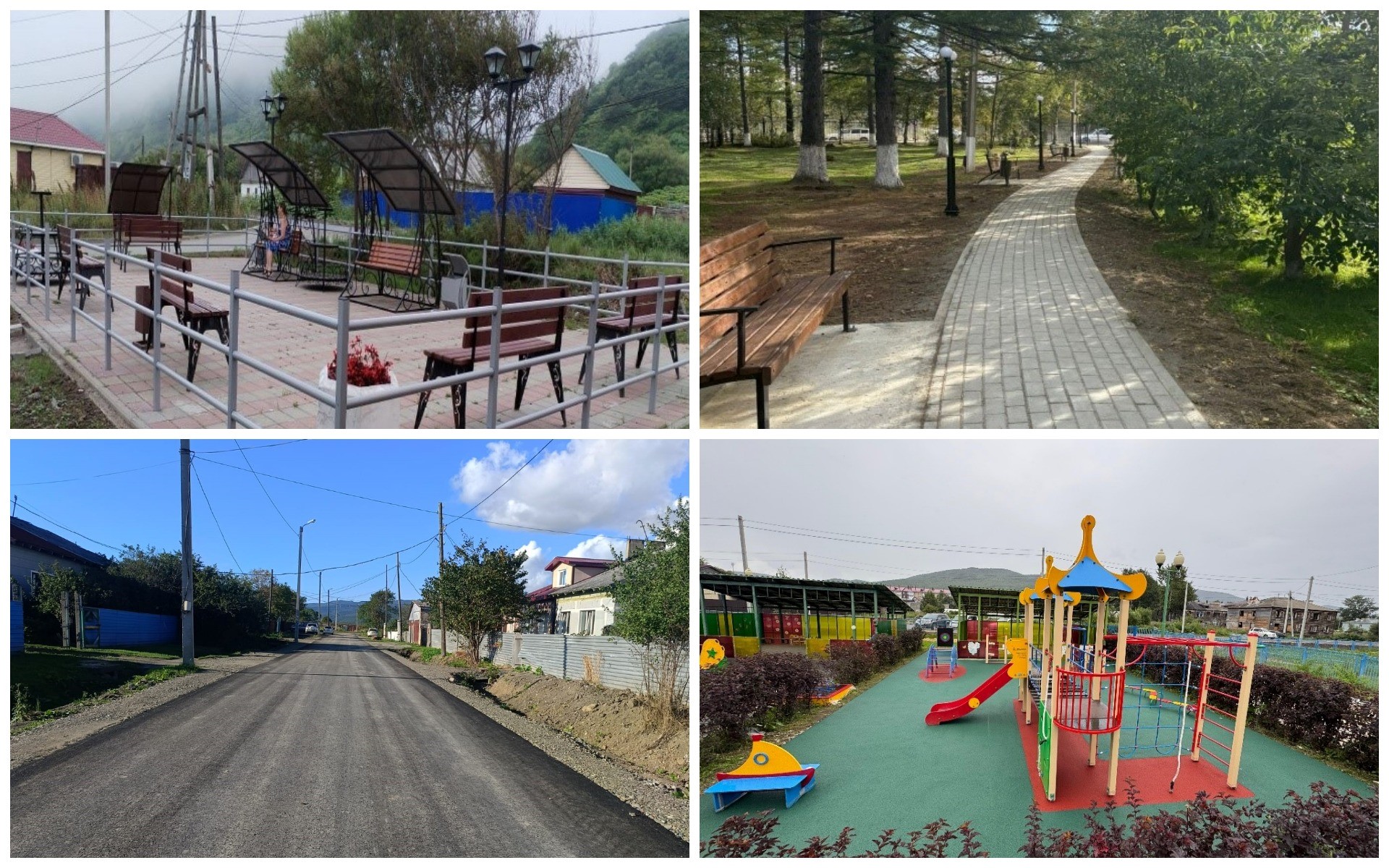 На сельских территориях Сахалинской области завершается реализация проектов благоустройства