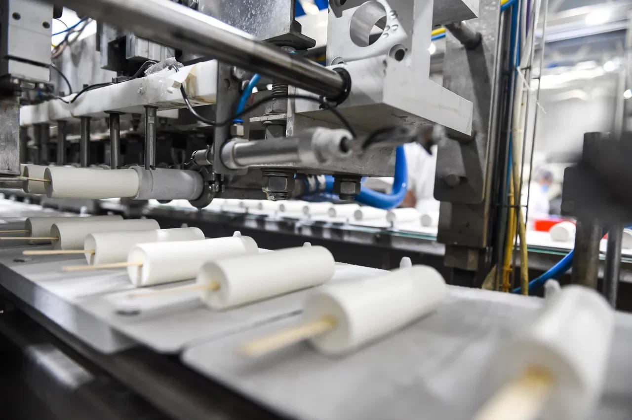 В России выросло производство молока, сливочного масла и мороженого 