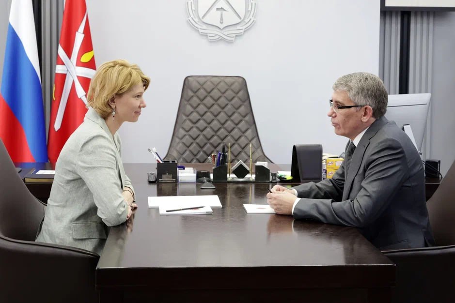 Оксана Лут обсудила развитие АПК Тульской области с губернатором региона Дмитрием Миляевым