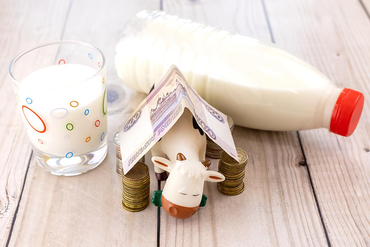 Производители молока в России за 9 месяцев выручили более 1,8 трлн руб.