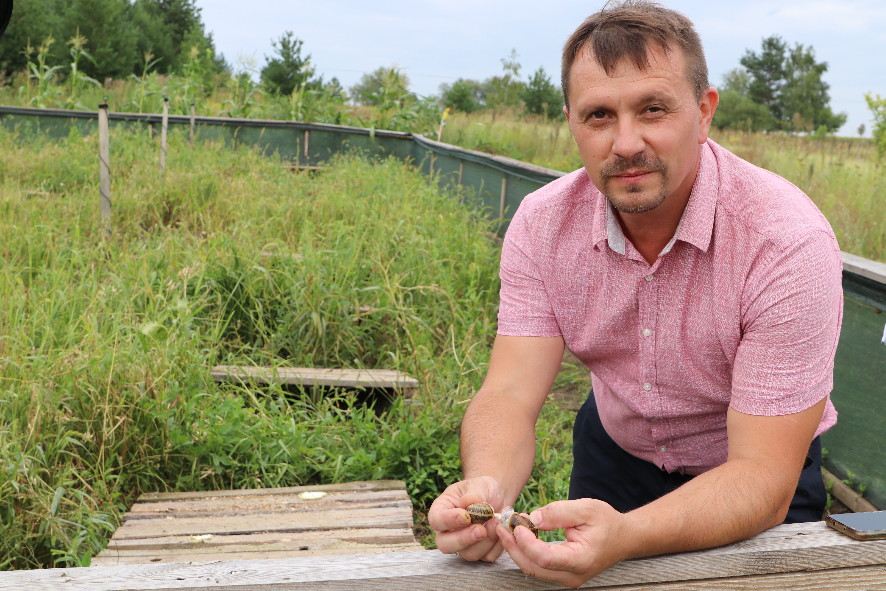 Грант «Агростартап» поможет липецкому фермеру развивать улиточный бизнес