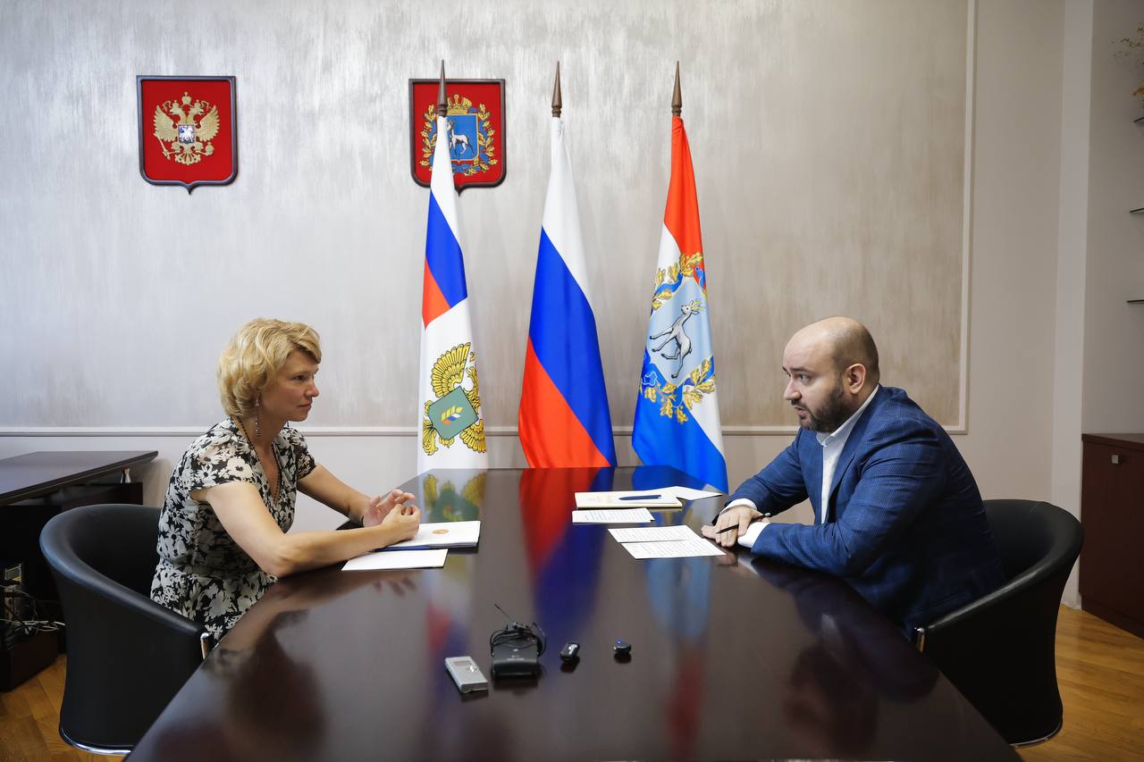 Оксана Лут обсудила развитие АПК Самарской области с Вячеславом Федорищевым