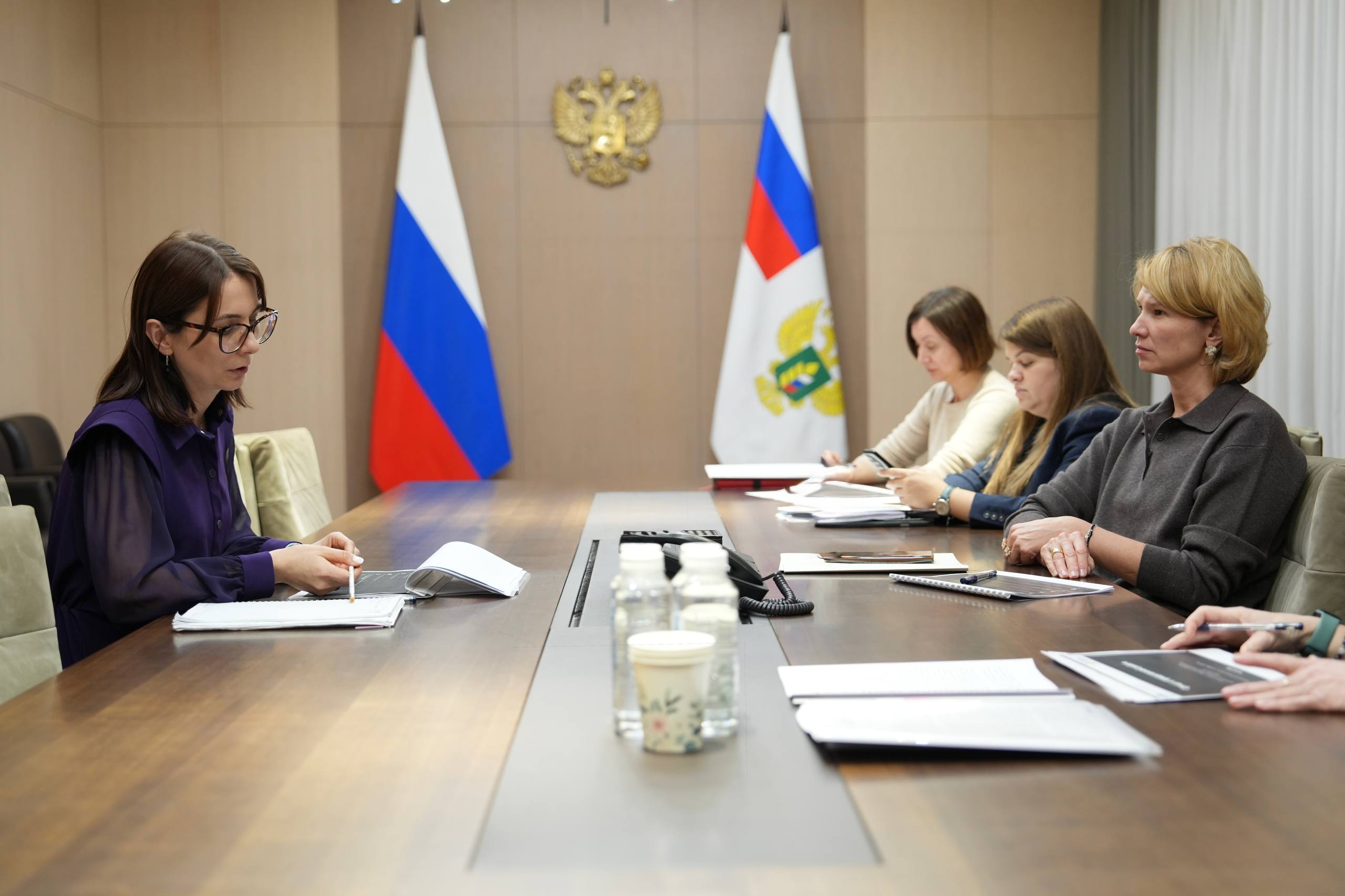 Оксана Лут обсудила с Еленой Корочкиной перспективные проекты в области племенного животноводства