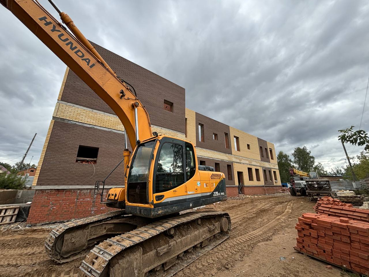  В поселке Ува Удмуртии продолжается строительство нового здания Детской школы искусств