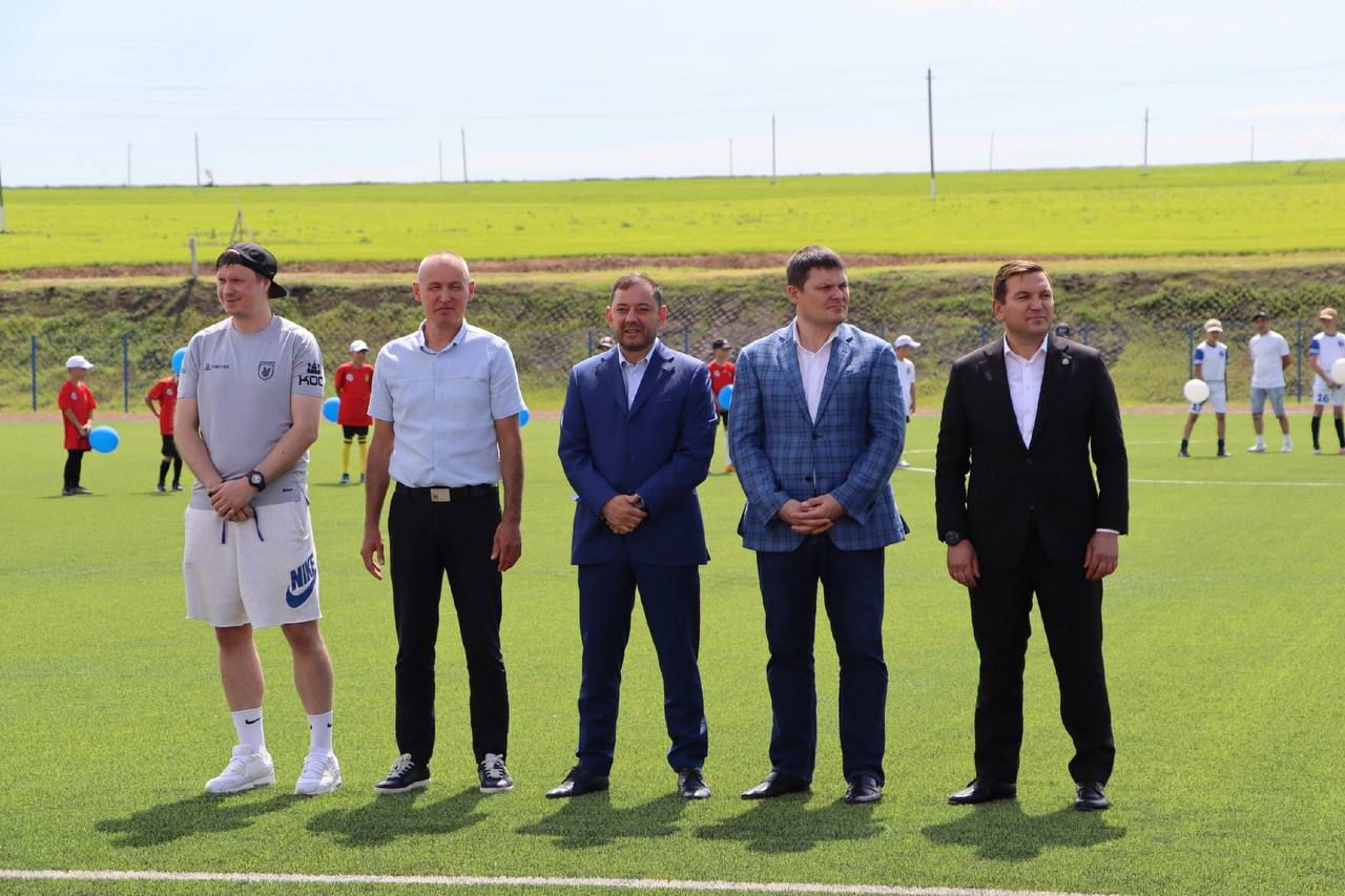 В Татарстане состоялось открытие стадиона в рамках реализации госпрограммы «Комплексное развитие сельских территорий»