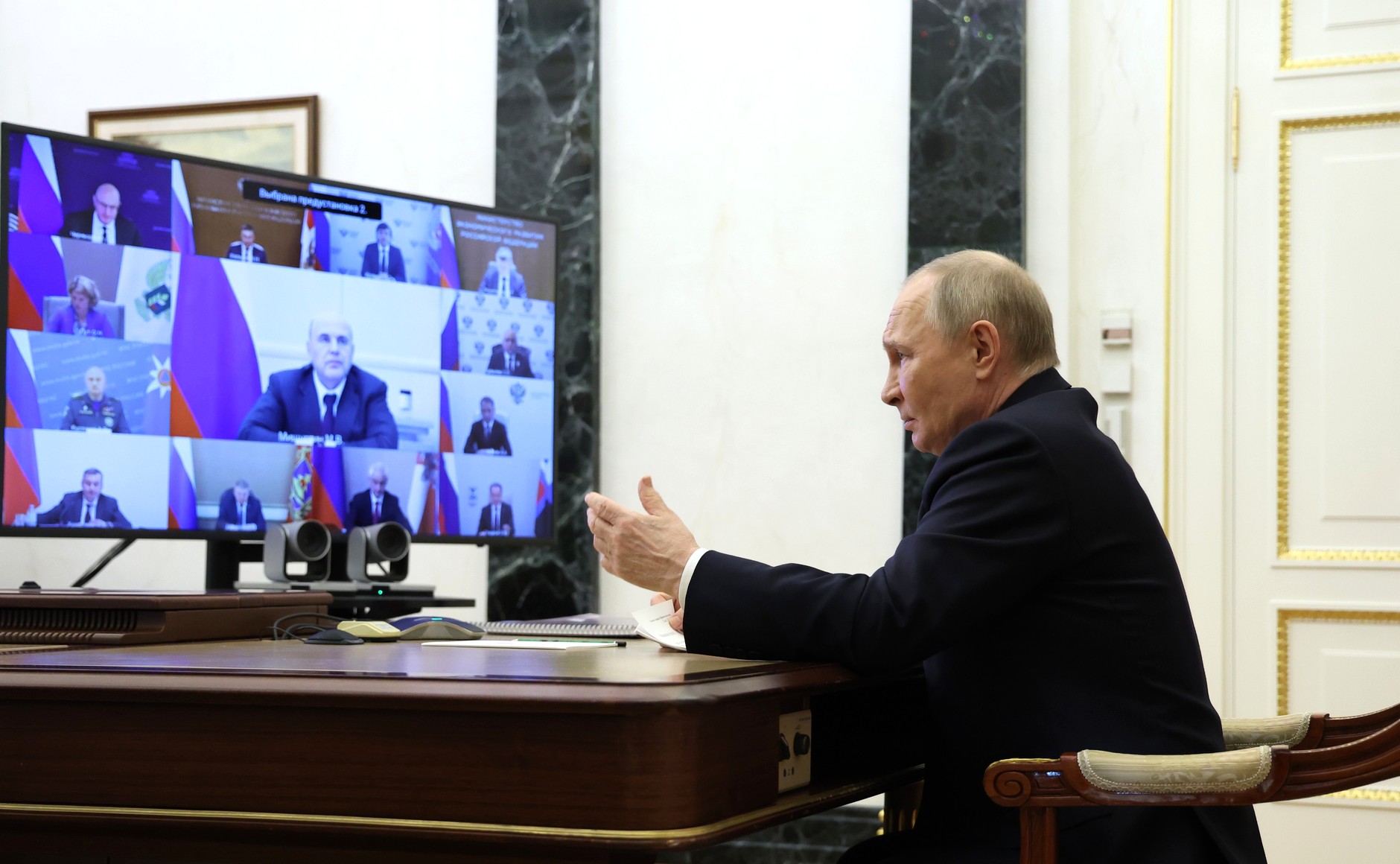 Оксана Лут доложила Президенту России о ходе весенне-полевых работ