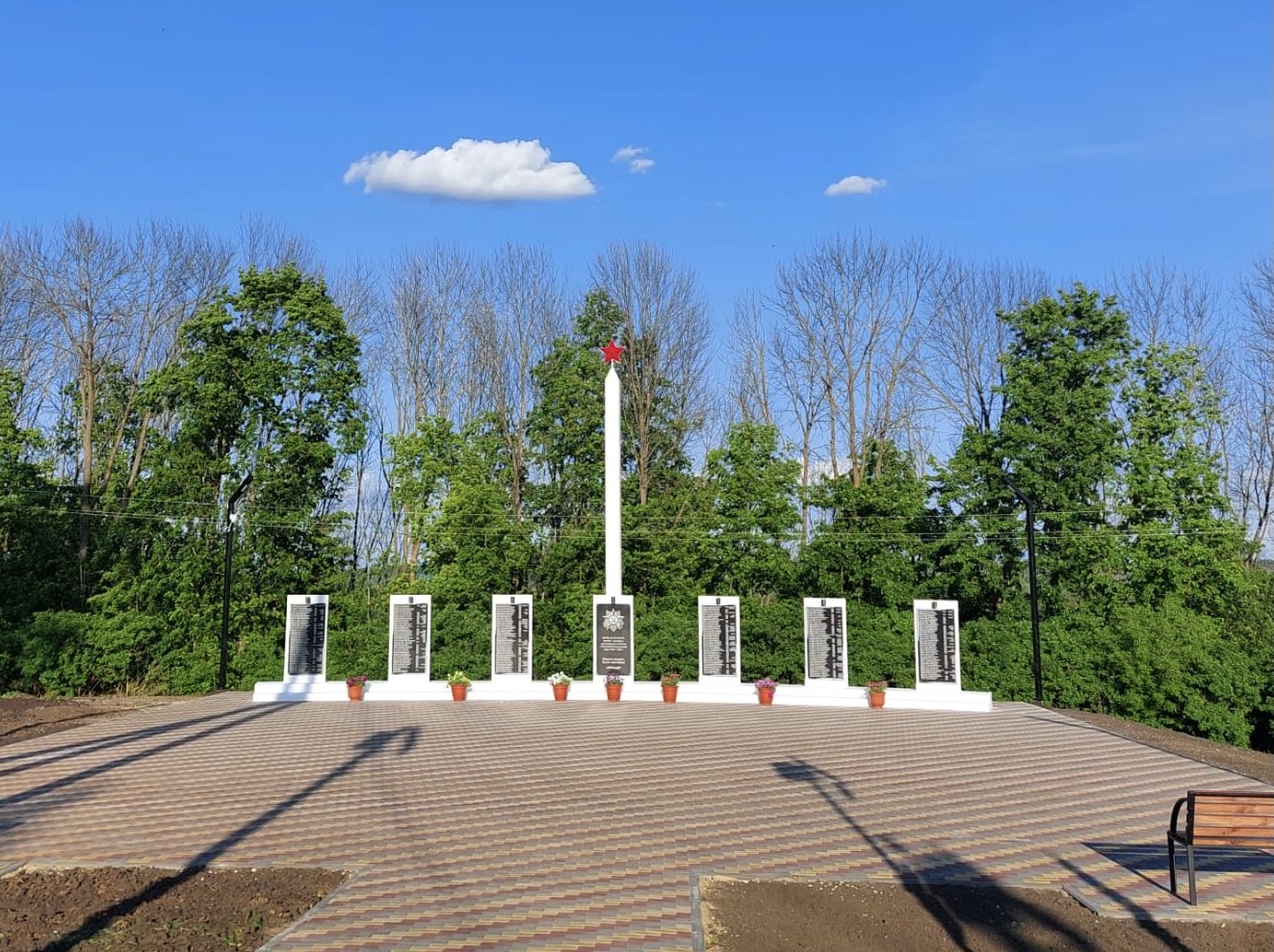 Четыре объекта благоустройства уже возведены в Липецкой области по госпрограмме КРСТ