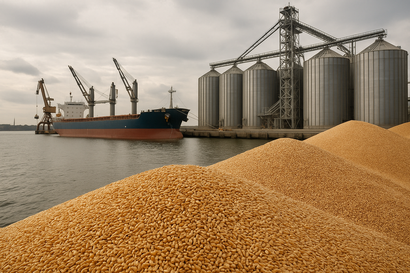 Экспорт российской пшеницы сталкивается с конкуренцией и двукратным падением перевалки в портах