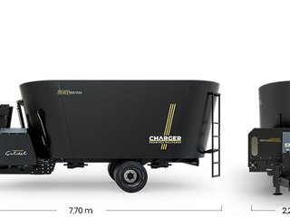 Вертикальный смеситель-кормораздатчик CELIKEL CHARGER V20 DOUBLE