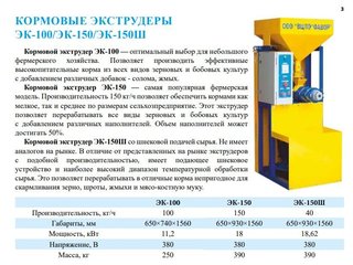 КОРМОВОЙ ЭКСТРУДЕР