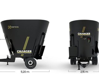 Вертикальный смеситель-кормораздатчик CELIKEL CHARGER V14 SINGLE