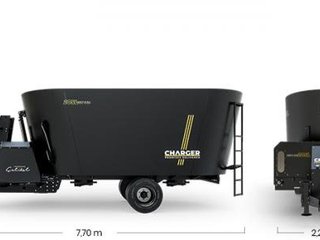 Вертикальный смеситель-кормораздатчик CELIKEL CHARGER V25 DOUBLE