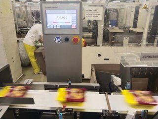 Автоматические весоизмерительный устройства (чеквейеры) WorkerInspector для поточных производственных линий