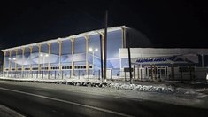 Построенный по госпрограмме в Асиновском районе Томской области ледовый корт принял первых посетителей