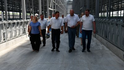 В Белгородской области открыли вторую очередь животноводческого комплекса «Большевичка» на 1200 голов дойного стада