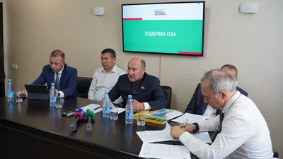 В Высокогорском районе Республики Татарстан состоялась пресс-конференция «Поддержка села»