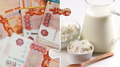 Объем господдержки молочной отрасли в РФ вырос почти в 2 раза