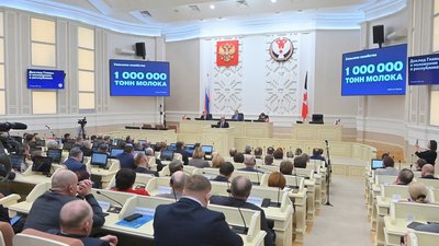 В 2023 году Удмуртия произвела 1 млн тонн молока