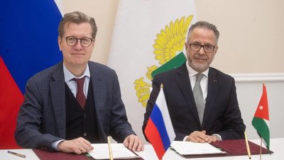Россия и Иордания подписали Меморандум в области сельского хозяйства 