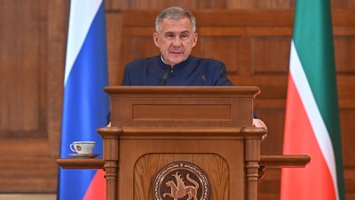 С Посланием Государственному Совету Республики Татарстан на 2025 год обратился сегодня Раис Республики Татарстан Рустам Минниханов 