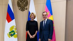 Оксана Лут и Вениамин Кондратьев обсудили развитие АПК Краснодарского края