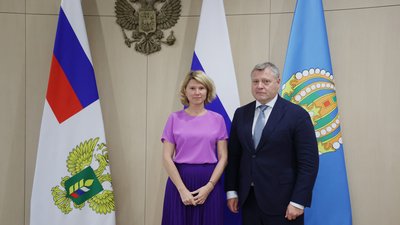 Оксана Лут и Игорь Бабушкин обсудили перспективы развития АПК Астраханской области