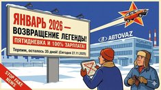 Новогоднее чудо АВТОВАЗа: «С понедельника (то есть с января) начинаем новую жизнь!»