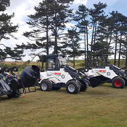 Шарнирные мини-погрузчики Taian: DY620, DY840, DY1150 — компактность с возможностями большой техники