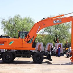 Колёсные экскаваторы JingGong: универсальные машины для современных задач