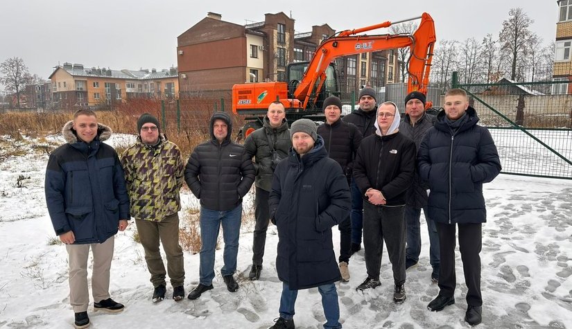 Зимняя эксплуатация колёсных экскаваторов Jinggong