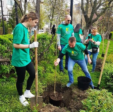 Россельхозбанк принял участие в Дне древонасаждения в донской столице