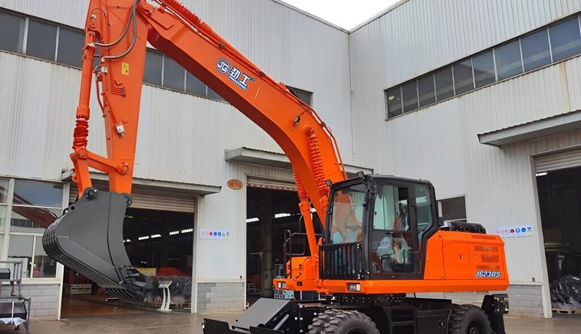 Колесные экскаваторы JINGGONG: Универсальность и надежность в любых задачах!