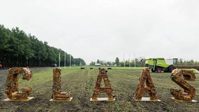 CLAAS продемонстрировал рев моторов под громкий РОК на Дне поля в Тамбовской области