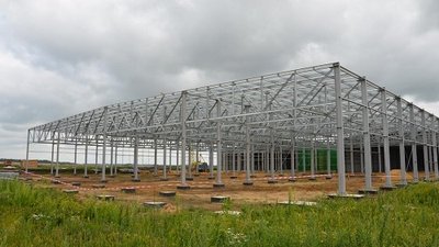 Самое крупное овощехранилище в Европе строится из российских металлоконструкций