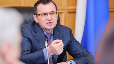 Рабочая встреча Министра сельского хозяйства РФ Н. Федорова с президентом НСА К. Биждовым