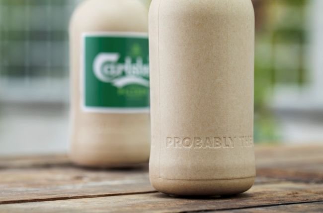 Carlsberg представила экспериментальные образцы бутылок из эковолокна