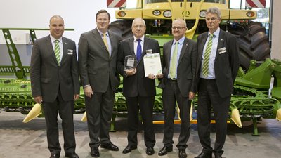 Компания Krone наградила Mitas