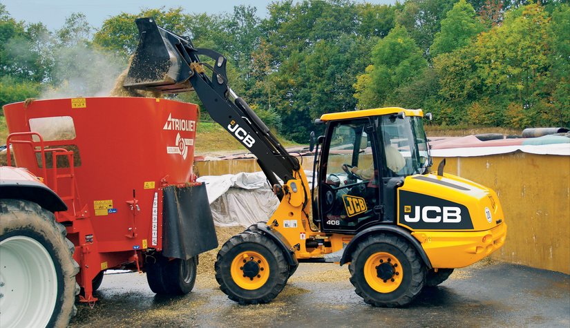 JCB представил новый компактный фронтальный погрузчик