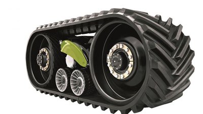CLAAS поставил силосоуборочный комбайн JAGUAR и трактор AXION на гусеницы