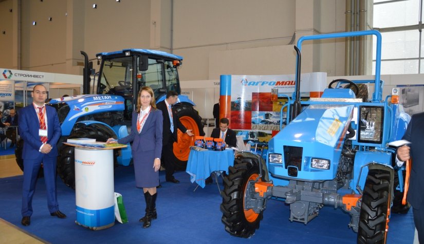 Газовые тракторы АГРОМАШ на международной выставке «GasSuf»