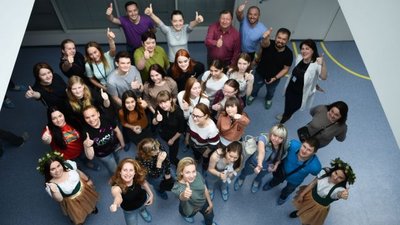 Около ста человек отметили День пивовара на «Балтике» в Новосибирске