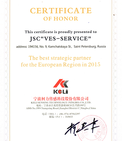 Лучший стратегический партнер KELI в Европе