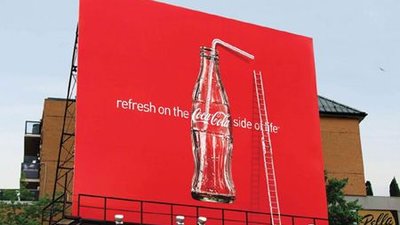 Coca-Cola и рекламное агентство разработали очень интересную рекламу
